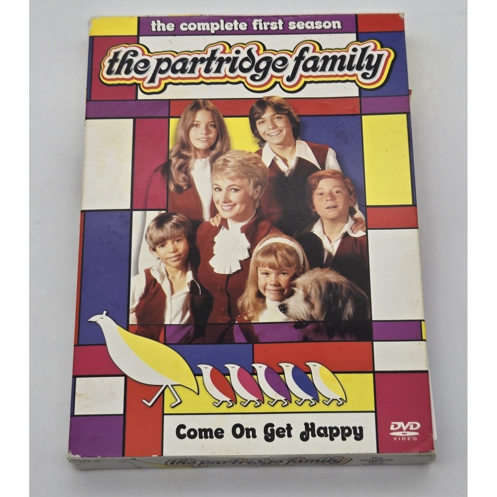 Partridge Family Complete First Season DVD Set 4-Disc Classic TV Series‎ Used